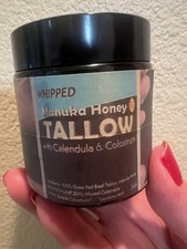 100 grass fed beef TAllow 4oz,skin moisturizer.With Manuka Honey.