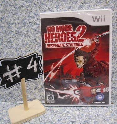 Video Game Wii No More Heroes 2 Desperate Struggle #4 NEW SEALED