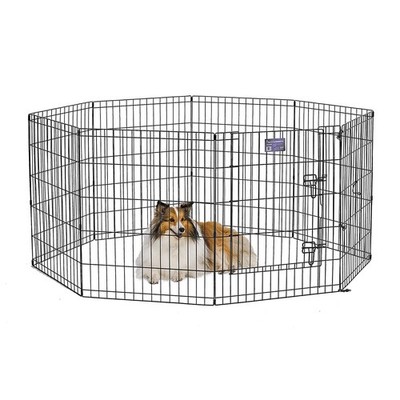 MidWest Homes for Pets 30-Inch Exercise Pen, for Indoor and Outdoor Use, 16 S...