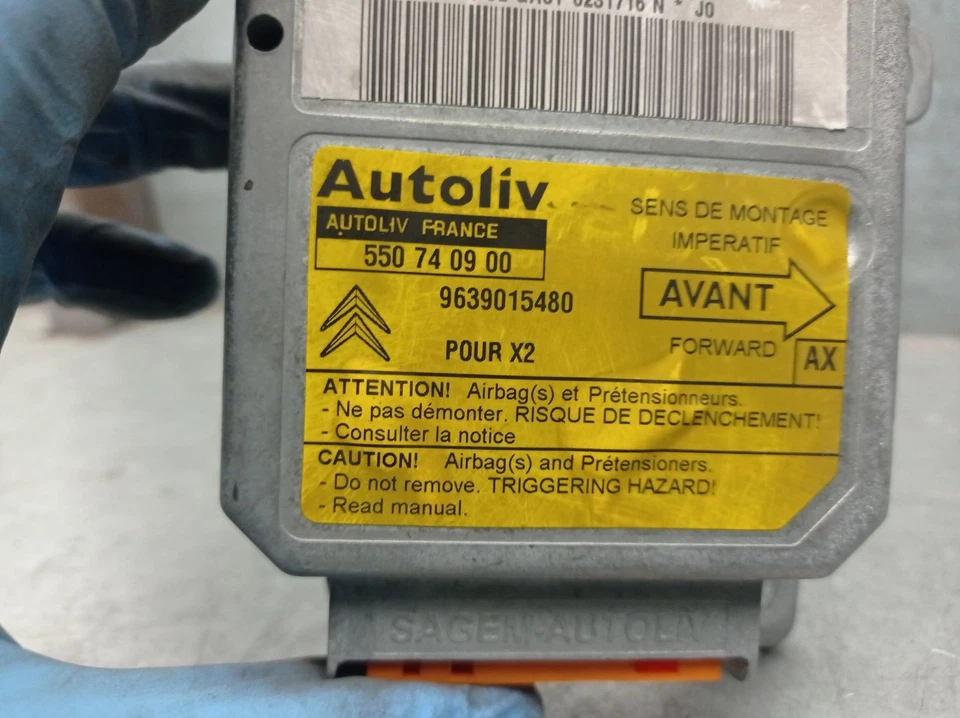 9639015480 CENTRALINA  / 550740900 AUTOLIV / 5342361 PER CITROËN XANTIA X1_, X2 - Immagine 4 di 4