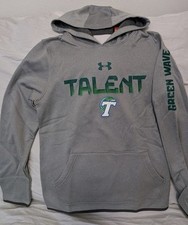 University of Tulane Green Wave Youth Under Armour Hooded Sweatshirt-Med-NWT
