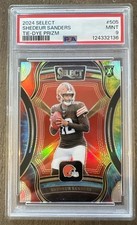 2024 Panini Select - 2025 Xrc Prizm Shedeur Sanders #505 Tie-Dye /25 (RC)