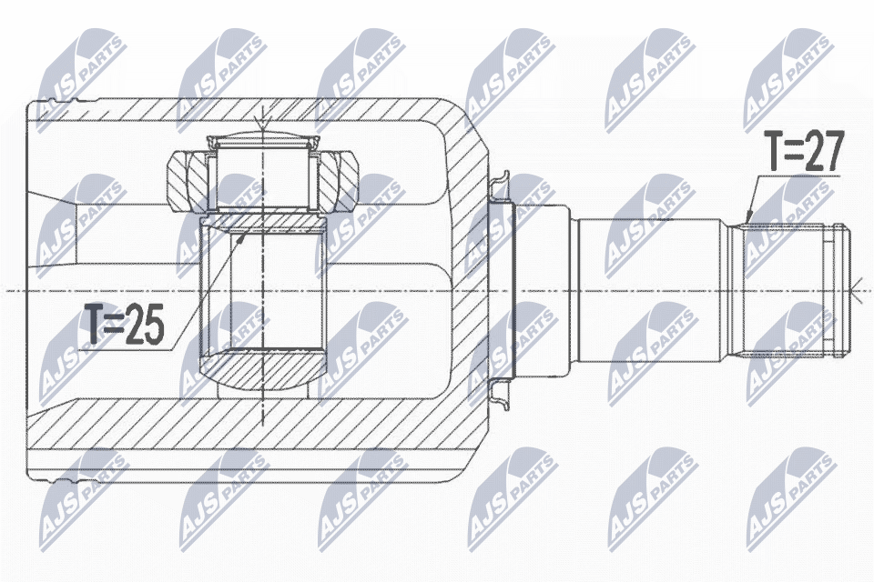 Fits NTY NPW-ME-099 INNER CV JOINT ⭐UK Stock⭐ - Image 3