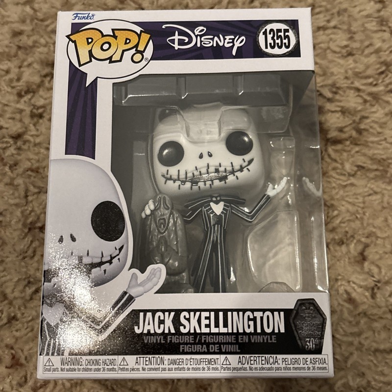 Funko Pop! Vinyl: Disney - Jack Skellington #1355 W/Protector