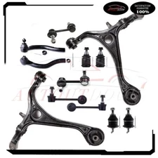 12Pcs Front Control Arm Ball Joint Tie Rod End Kit Fit For 2003-07 Honda Accord