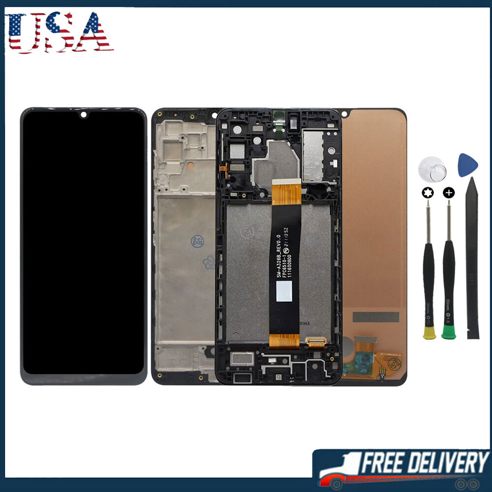 For Samsung Galaxy A32 4G A325 / A32 5G A326 LCD Touch Screen Digitizer ± Frame