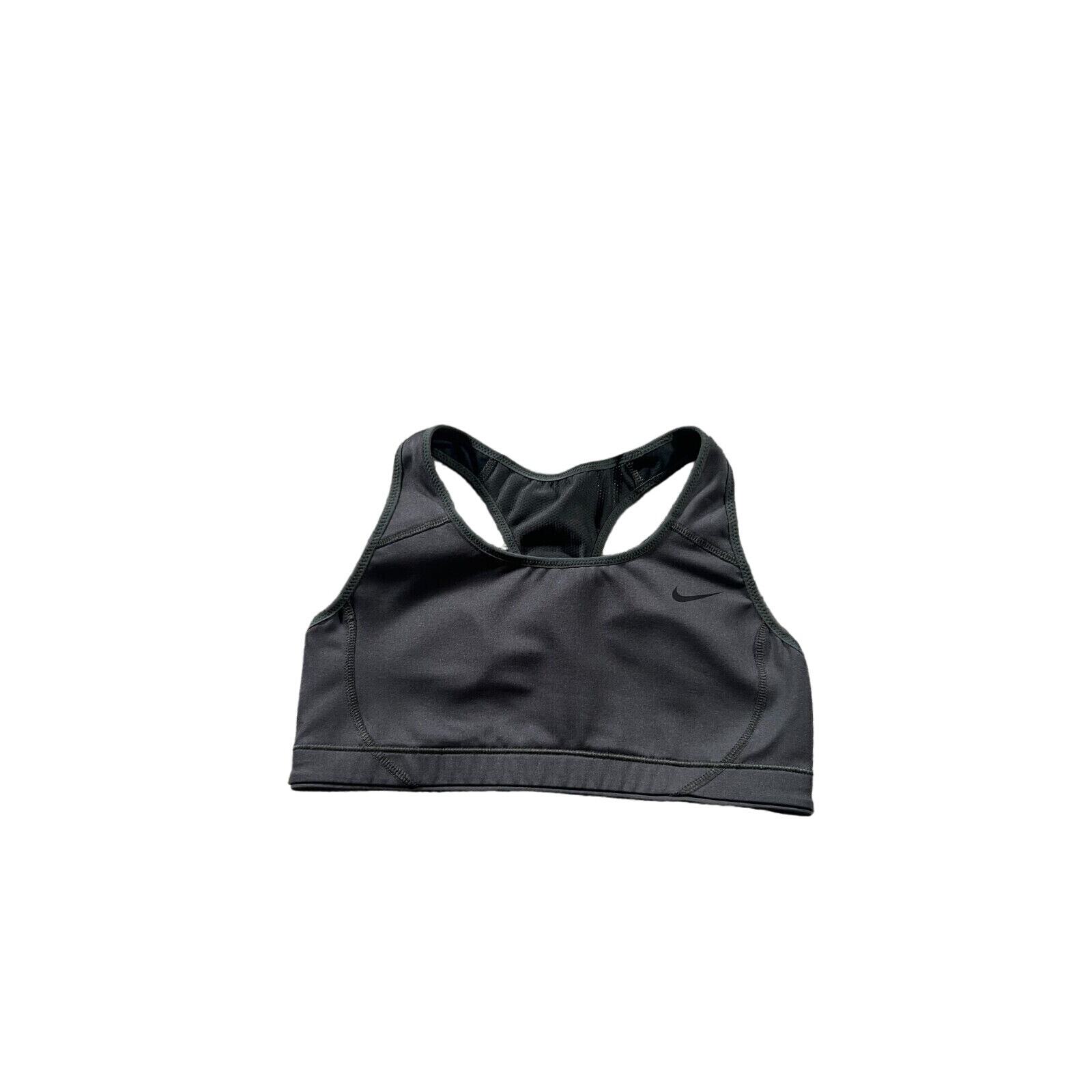 Nike Sports Bra Womens Size Small Gray Victory Shape High-Support Non-Padded-image