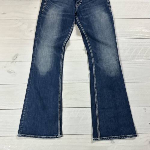 Silver Jeans Suki Surplus Women's 27x32 Mid-Rise Bootcut Thick Stitch - Picture 5 of 12