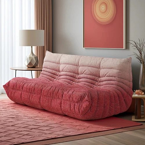 Beanbag Chair Caterpillar Lazy Sofa Floor Sofa Nap Couch 1 to 3 Seats Tatami Bed - Picture 13 of 63
