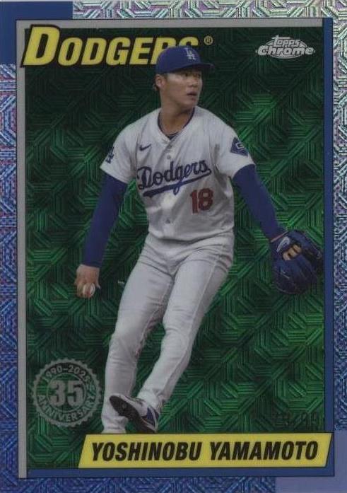 mako.ktページ 2025 Topps Series 1 - Yoshinobu Yamamoto #T90C-76 for sale
