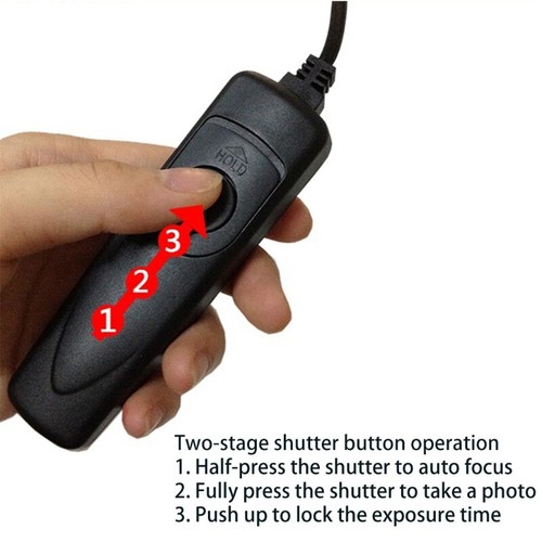 RS-60E3 Remote Switch Shutter Release Cable Cord for Canon/Samsung/Pentax/Contax - Picture 4 of 11