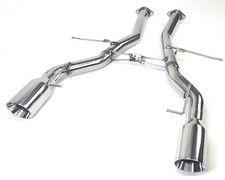 07-13 Bmw 335i E90 E92 Twin Turbo N54 Full Mufflerless Axle Back Exhaust Only