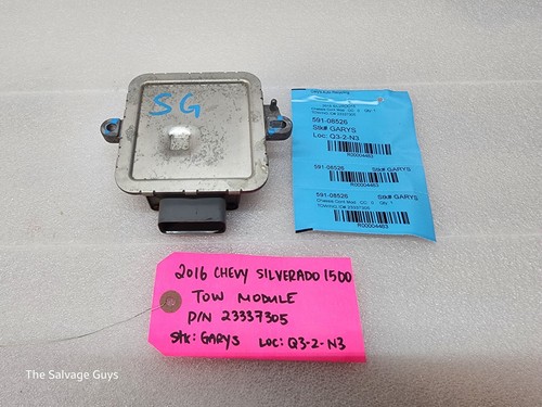 16 CHEVROLET GMC SIERRA SILVERADO 2500 3500 TOWING TOW CONTROL MODULE 23337305 - Picture 7 of 12