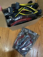 6PCS PCI-E Riser Card PCIe 1x to 16x USB3.0 Data Cable Bitcoin Mining