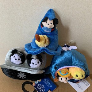 New D23 Expo Japan 15 Tsum Tsum Set Of 3 Steamboat Willie Fantasia Pinocchio Ebay