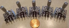 5 Pcs 10K OHM Linear Taper Rotary Potentiometer 10KB