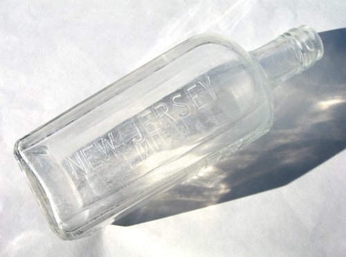 Old Antique Clear 7.75" Burnett’s London Dry Gin Bottle Linden NJ New Jersey - Picture 7 of 12