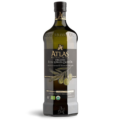 Atlas 1LT Cold Press Organic Extra Virgin Olive Oil Moroccan Polyphenol Assorted