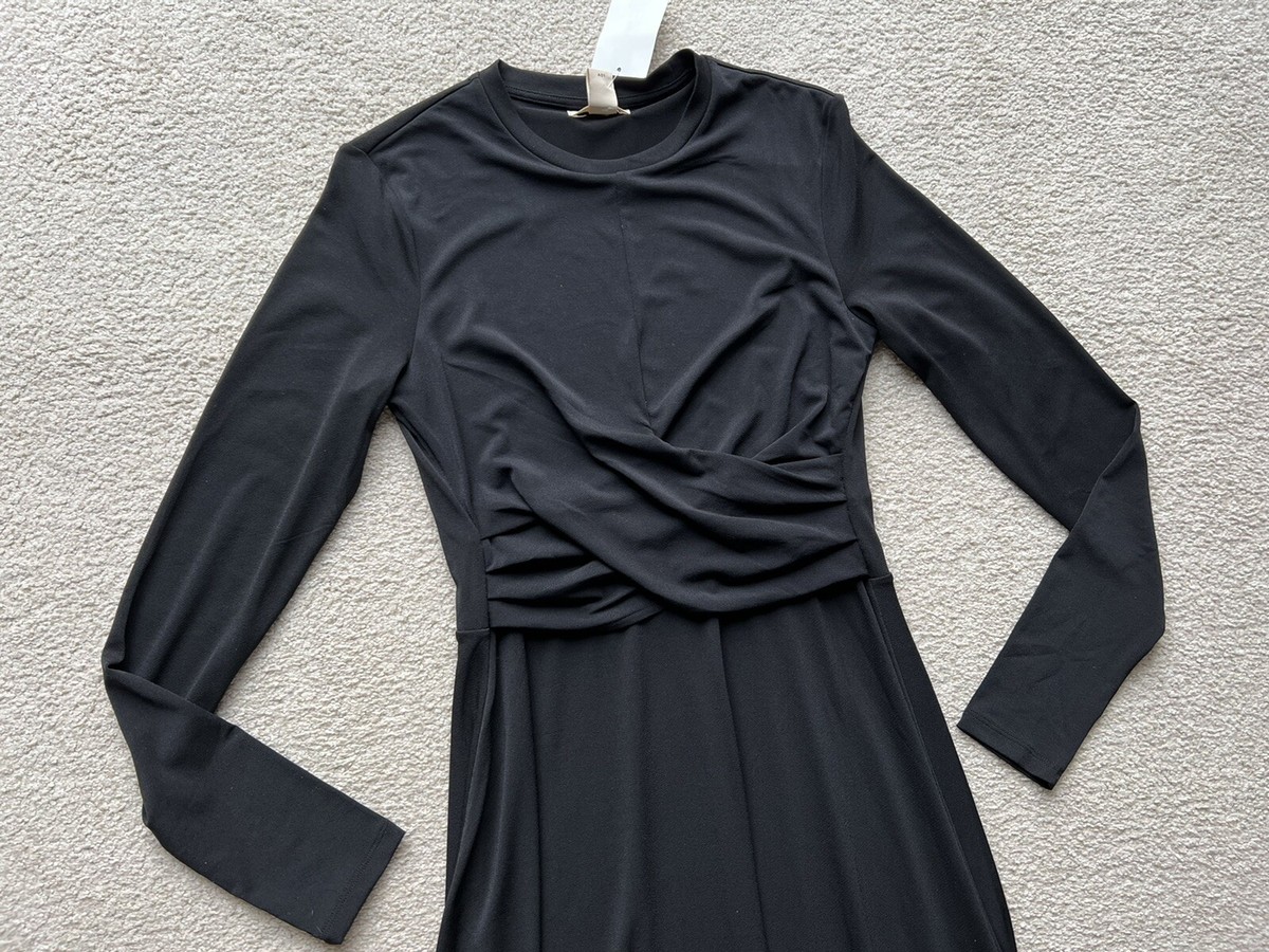 maxi cashmere dress Black Cashmere Turtleneck Maxi Dress