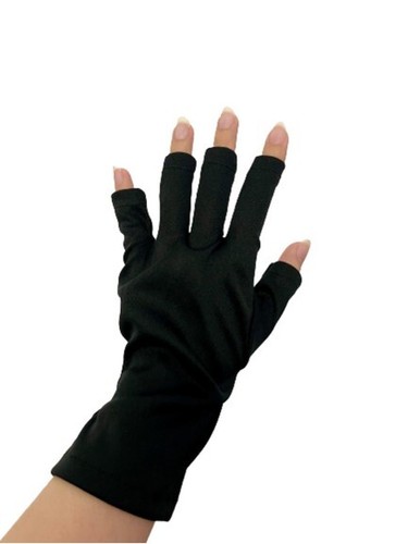 UV Fingerless Gloves for Gel Manicure Nail Lamps, UV Protection for Skincare - Picture 2 of 7