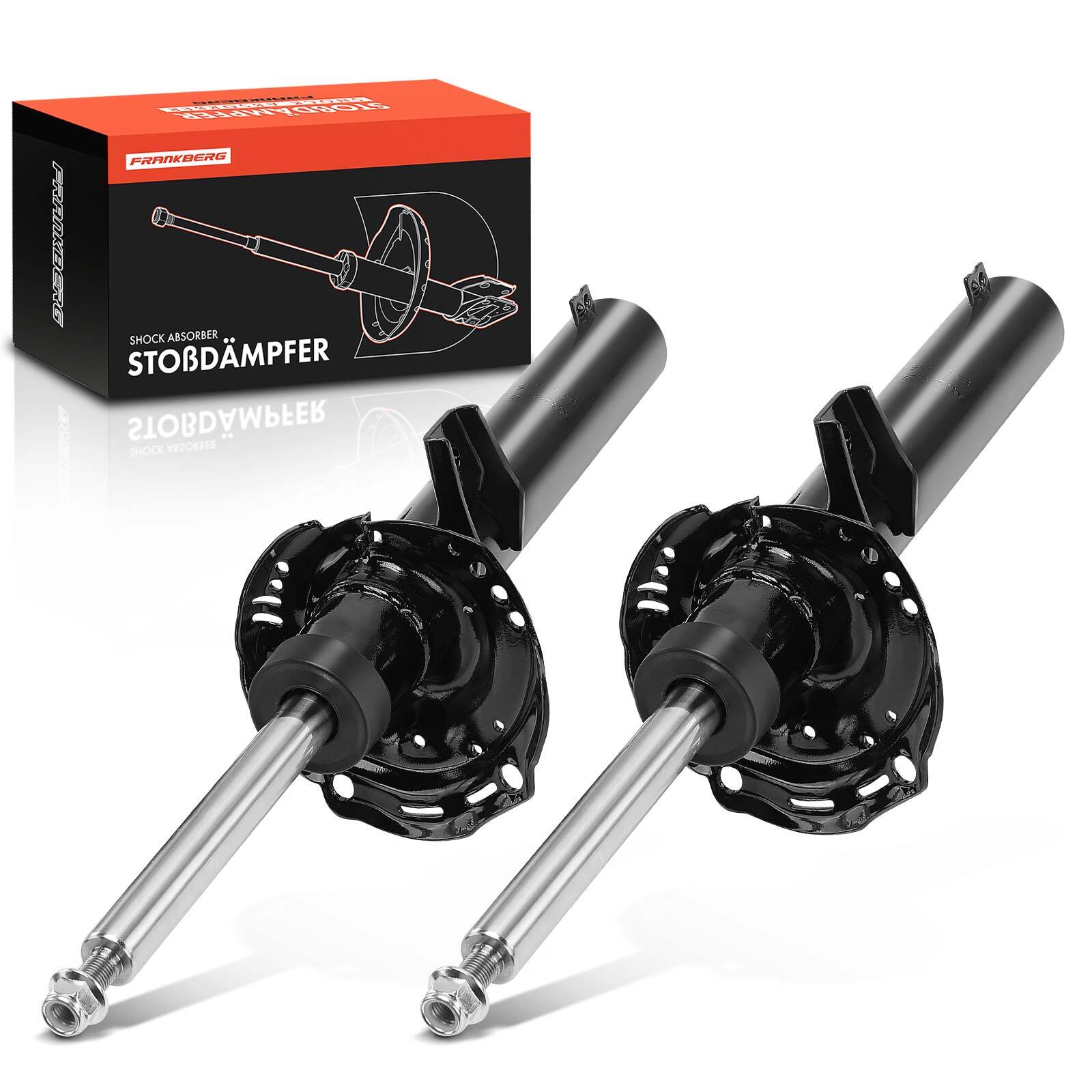 FRANKBERG 2x Shock Absorber for VW Golf 12-21 Passat 14-23 Skoda Octavia Front