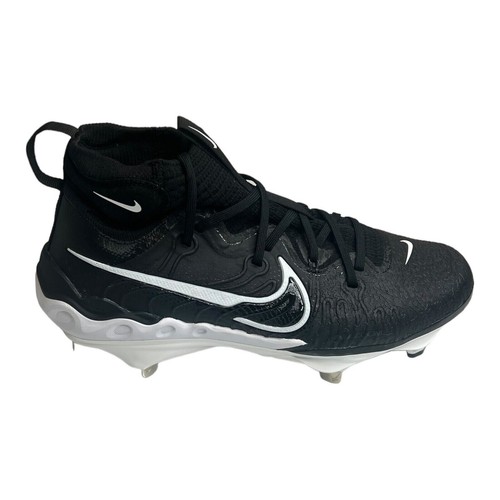 Nike Alpha Huarache NXT ‘Black White’ Metal Baseball Cleat Size 11 DJ6517-001 - Picture 2 of 7
