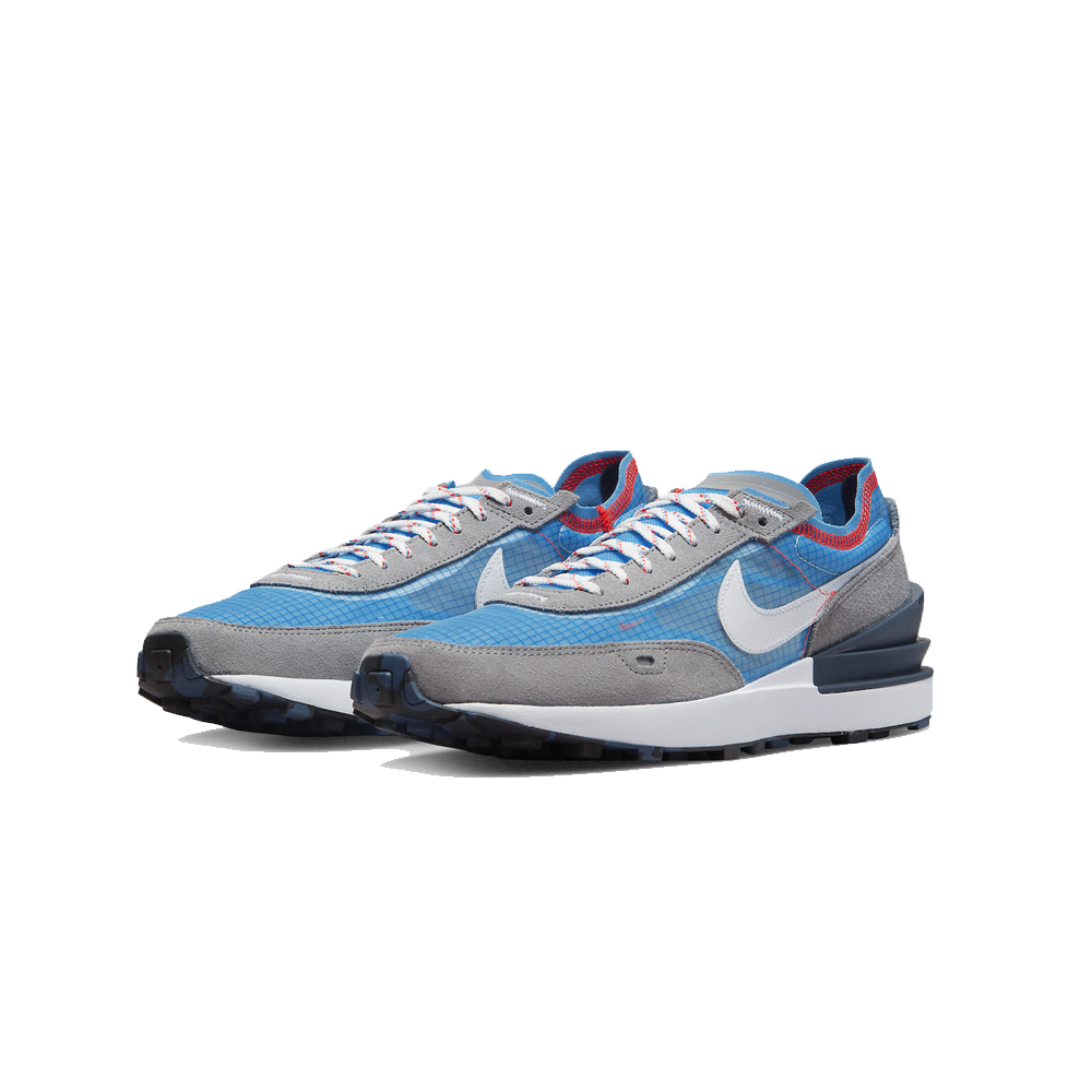 Nike Waffle One SE Blue/Grey/Red Men DX3736-001 | eBay