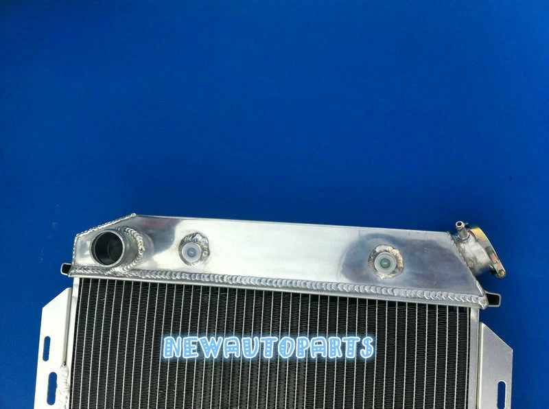 Radiador completo de aluminio de 3 filas para Ford Mustang 1979-1993 automático 1990 1991 1992 1993 Foto 4 de 4