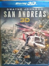 SAN ANDREAS  (2015 - 2-disc set: Blu-ray 3D + Blu-ray + DVD + expired Digi.Code)
