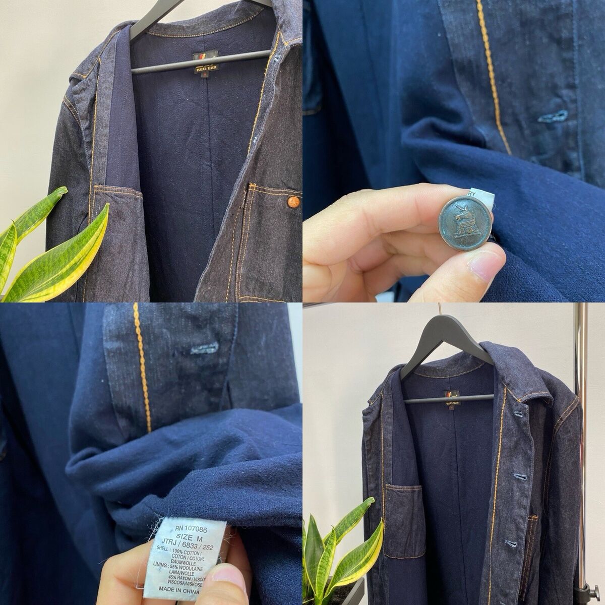 Paul Smith Red Ear Denim Jacket Size M Blue Japan Style | eBay Paul Smith Red Ear Denim Jacket Size M Blue Japan Style | eBay
