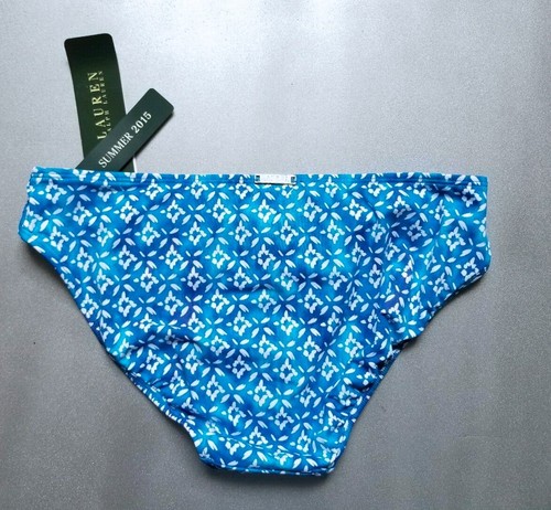 LAUREN RALPH LAUREN WOMENS HIPSTER SWIM BIKINI BOTTOM SZ:6 - Picture 2 of 3