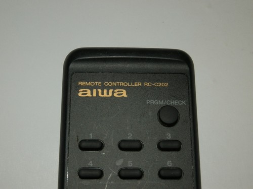 Aiwa RC-C202 Lettore CD Telecomando HiFi Originale per XC300 - Foto 3 di 5