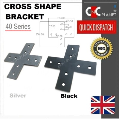 8pcs 3030 Aluinu Extrusion Joint Plate Connector Corner L Bracket