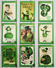 9 St.Patrick's Day Handmade Pocket Letter Cards Scrapbooks Junk Journals Crafts