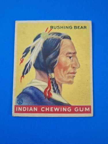 goudey indian gum 6 In Lot 157 42 100 43 28 143 Tecumseh Red Bear American Horse - Picture 20 of 20