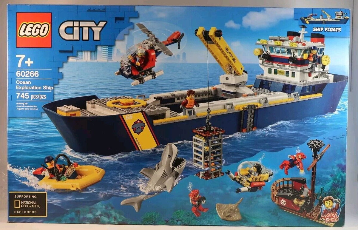 Lego CITY Ocean Expedition Ship #60266 745pcs Retired Sealed