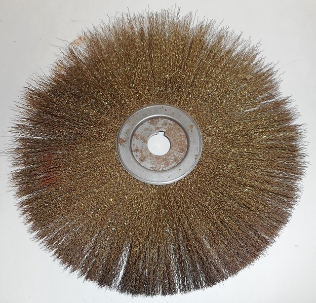 UNKNOWN BRAND, COPPER WIRE WHEEL, PN90322, 12" DIAMETER, BORE 1