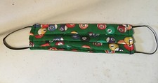 BILLIARDS DESIGN Adult Face Mask Handmade Cotton Protection Reusable, Washable