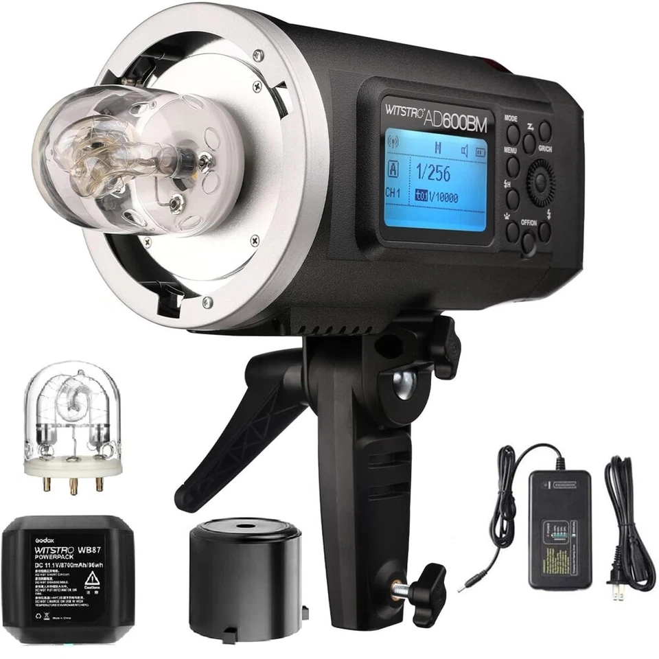 US Godox AD600 BM 600Ws GN87 2.4G Bowens Mount Flash Speedlite + Xpro-N Trigger - Image 2 of 4