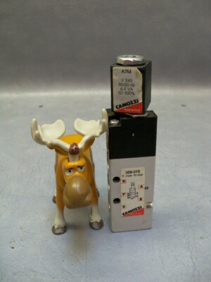 Series 3 Solenoid Valve Camozzi 358-015 w/A7M Coil