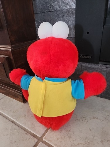 Tyco Sesamstraße 1997 Vintage Toss & Tickle Me Elmo sprechendes Plüschtier getestet - Bild 2 von 3
