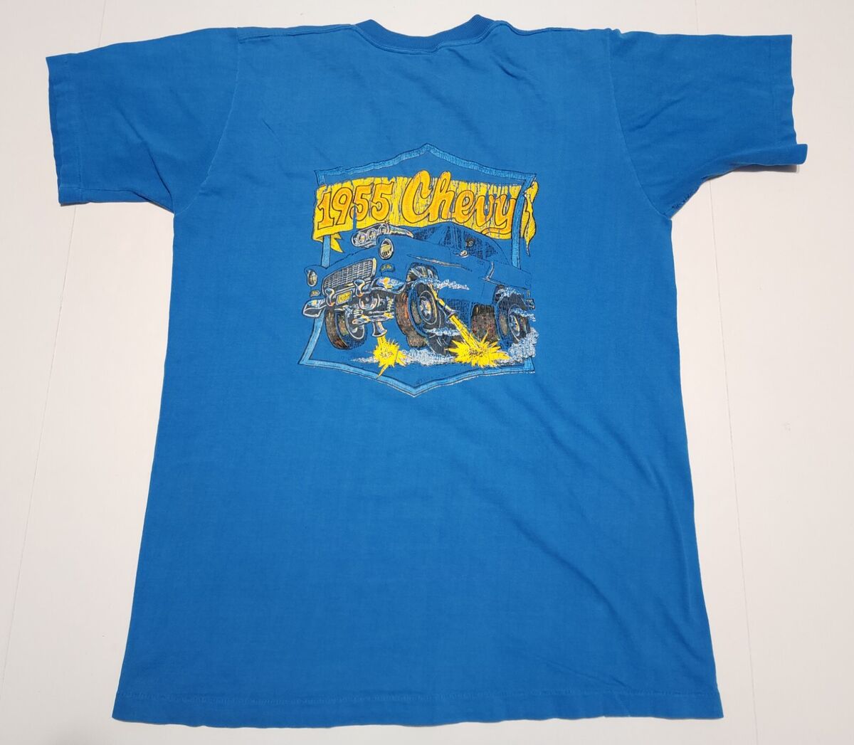 Vintage 1970s 55' Chevy TownCraft JCPenney Pocket Distressed Vintage 1970s 55' Chevy TownCraft JCPenney Pocket Distressed