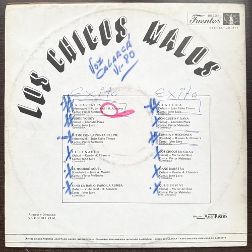 Los Chicos Malos – Los Chicos Malos HARD SALSA COLOMBIA TREMENDO GUAGUANCO EX - Imagen 4 de 4