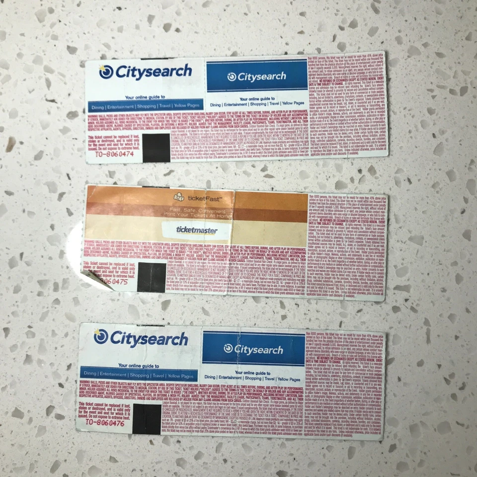 3 Ticket Stubs - STS9 2007 NYE Run - Tabernacle Atlanta GA - Dec 29-31, 2006 - Image 2 of 2