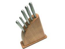 Ceppo Virginia Camilla 4 coltelli e forchettone da cucina 113001