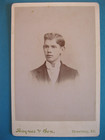 Antique Cabinet Card Photo of Victorian Man by Hayes & Son from Sterling, IL. — photo 1