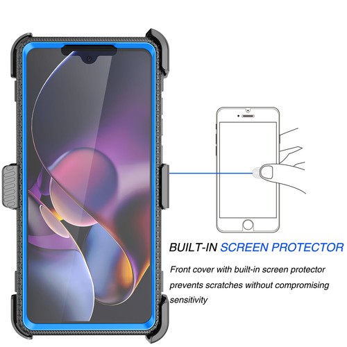 Funda con clip para cinturón a prueba de golpes para Moto G Power/G Stylus 5G/G 5G 2024 - Imagen 32 de 35