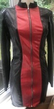 THE FEDERATION RUBBER LATEX SLEEVED  DRESS CD/TV