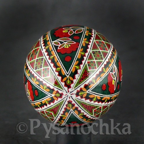 Real Ukrainian Pysanky Chicken Pysanka High Quality byRoman Easter Egg Hand made - Picture 6 of 12