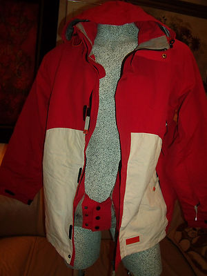GREAT MENS ''EXXTASY'' SPORTS JACKET Size XL * RED/WHITE + HOOD * EXCELLENT CONDITION!!